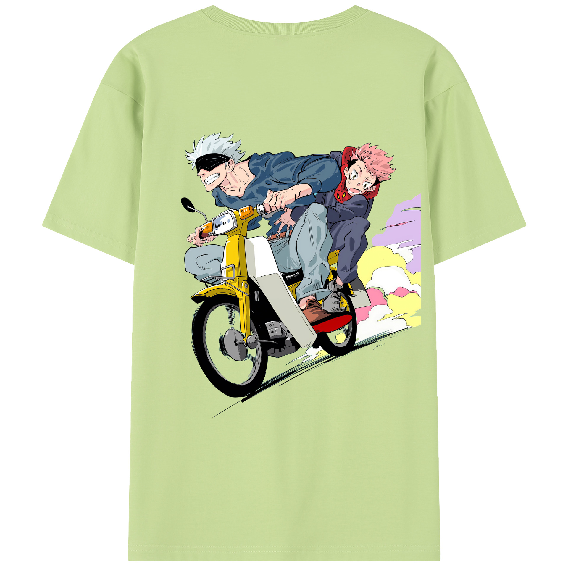 （画像用） 呪術廻戦 Jujutsu Kaisen 綿100％半袖Tシャツ（背面プリント）